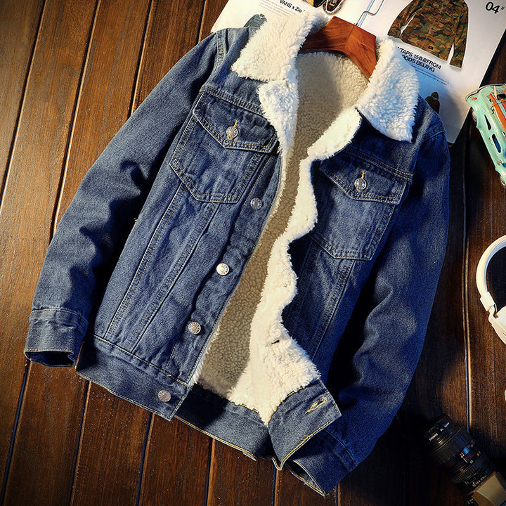 Herren Denimjacke mit Fleece-Futter Echoarchiv