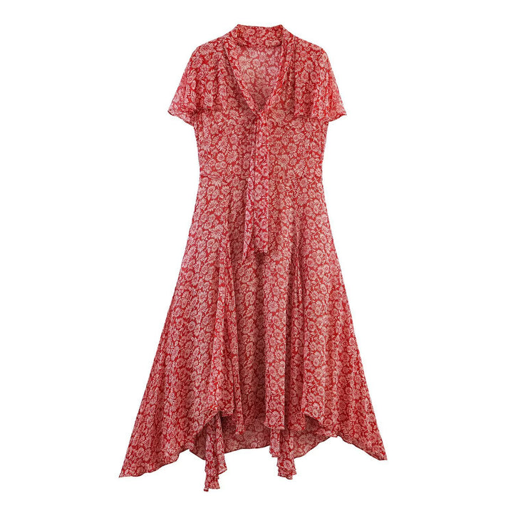 Damen Maxikleid mit floralen Details und femininem Schnitt Echo Archiv