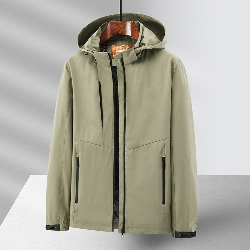 Herren Wetterfeste Outdoorjacke mit praktischer Kapuze Echo Archiv