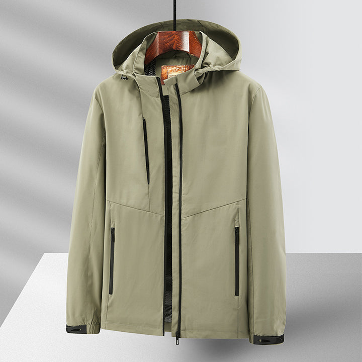 Herren Wetterfeste Outdoorjacke mit praktischer Kapuze Echo Archiv