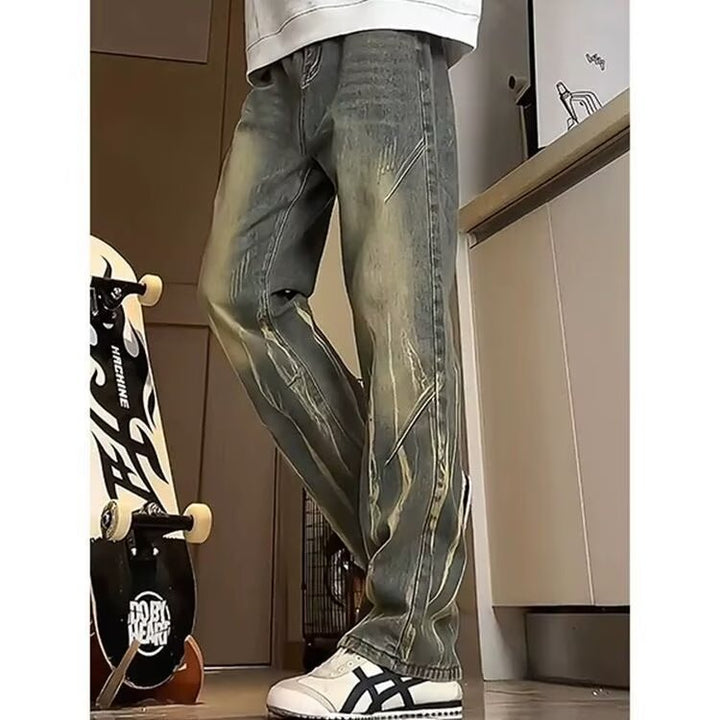 Herren lässige baggy Jeans im used Look Echoarchiv
