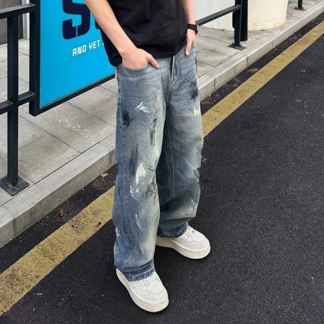Herren Modische Baggy Jeans Echoarchiv