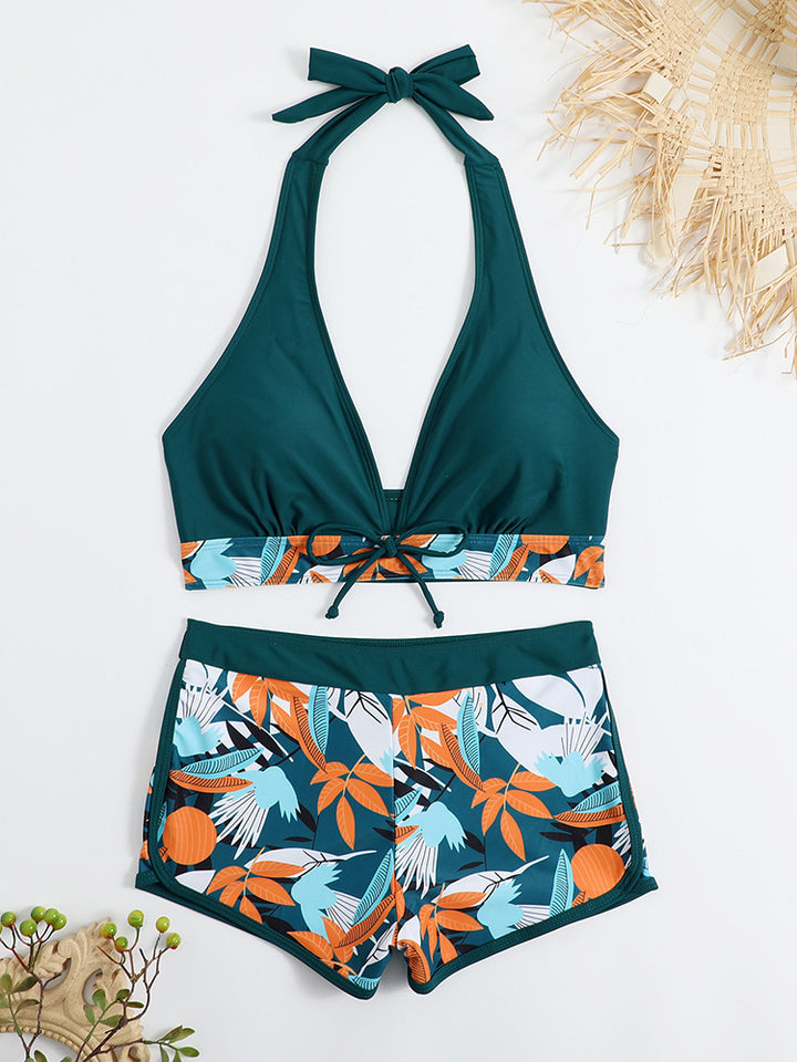 Damen Sportliches Bikini-Set mit verdecktem Bauch Echo Archiv