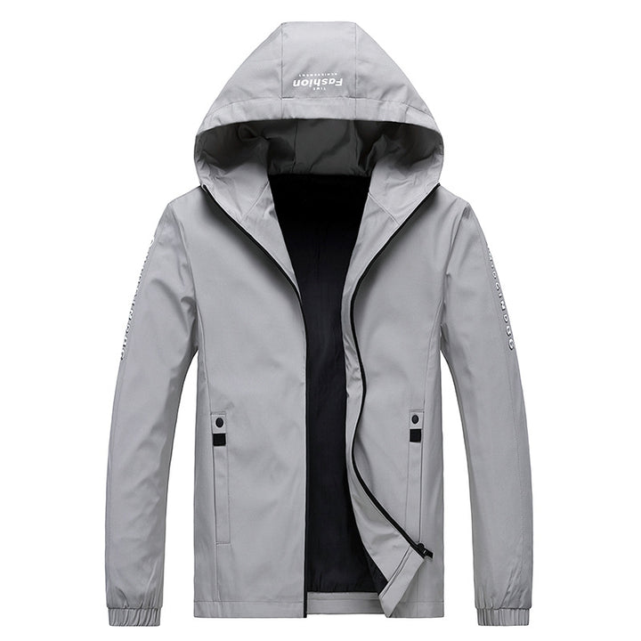 Herren Wetterfeste Outdoorjacke mit verstellbarer Kapuze Echo Archiv 1787797862
