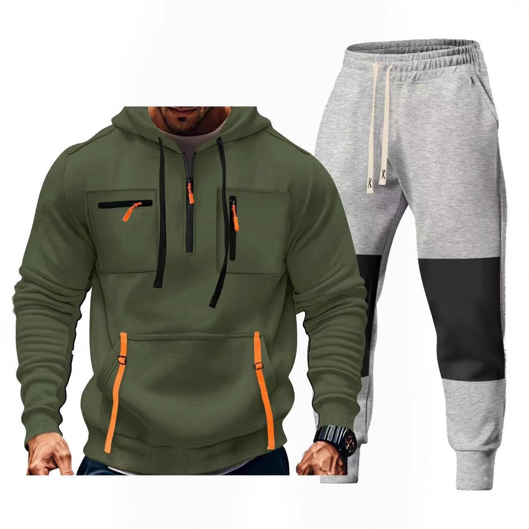 Herren Sportbekleidungsset mit funktionalen Taschen Echoarchiv