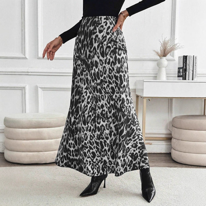 Damen Maxirock mit modischem Leopardenmuster Echo Archiv