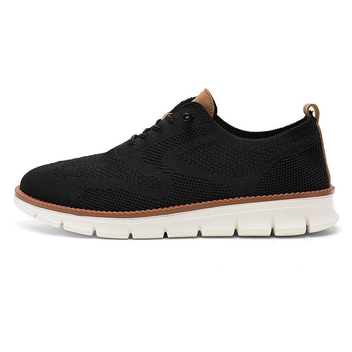 Herren gestrickter Komfort-Sneaker mit atmungsaktivem Strickoberteil und flexibler EVA-Laufsohle Echo Archiv