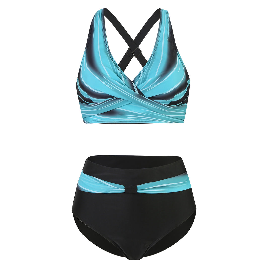 Damen Hochtaillierter Sport-Bikini mit elegantem Rückenschnitt Echo Archiv
