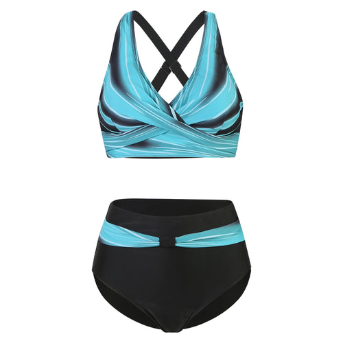 Damen Hochtaillierter Sport-Bikini mit elegantem Rückenschnitt Echo Archiv