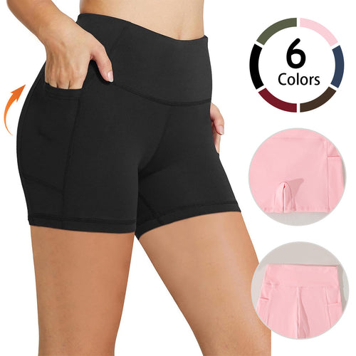 Damen Sportliche Kompressions-Shorts mit praktischen Seitentaschen Echo Archiv