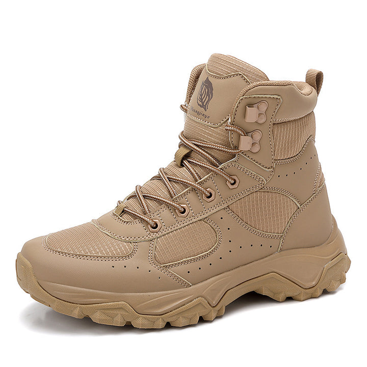 Herren Robuster Trekking- und Einsatzstiefel mit Knöchelstütze und profilierter Gummisohle Echoarchiv