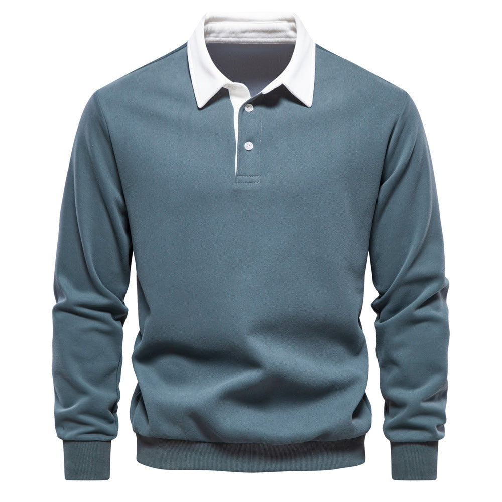 Herren Poloshirt mit kontrastierendem Kragen Echoarchiv