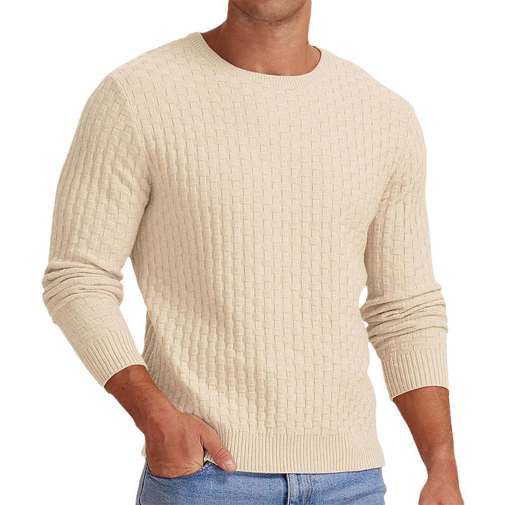 Herren Strukturpullover Echoarchiv