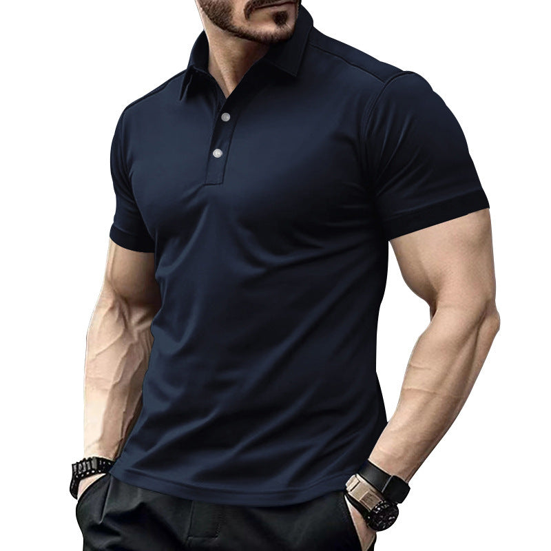 Herren Hochwertiges Kurzarm Poloshirt mit atmungsaktiver Technologie und modernem Schnitt Echoarchiv