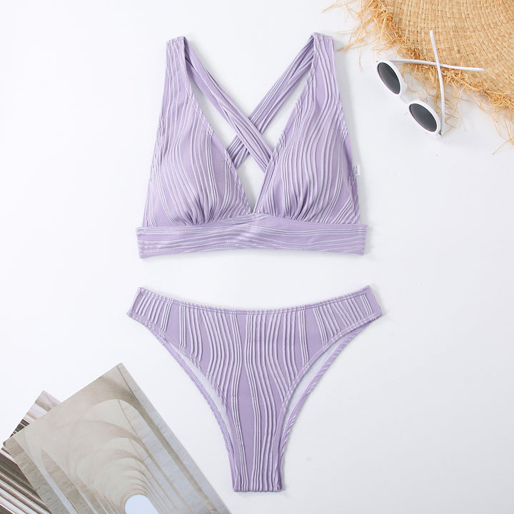 Damen Raffiniertes Triangel-Bikini-Set Echo Archiv