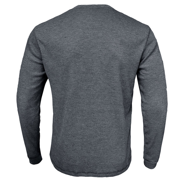 Herren Langarm T-Shirt mit strukturierter Oberfläche Echoarchiv