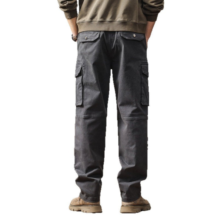 Herren Robuste Relaxed-Fit Cargohose mit verstärkten Knien und Mehrfach-Taschen Echo Archiv