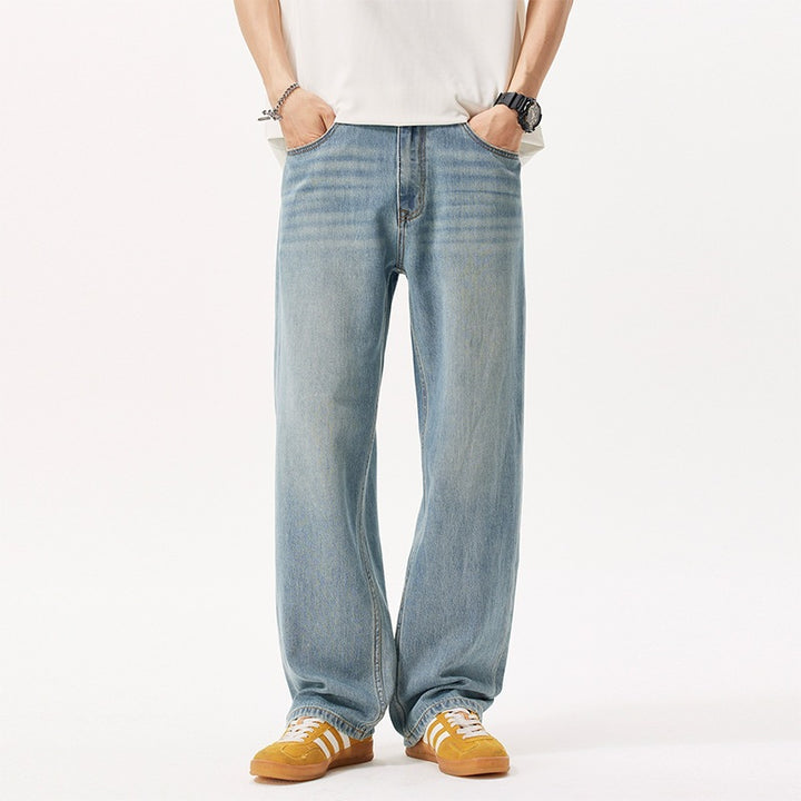 Herren Lässige und bequeme Weitgeschnittene Jeans Echo Archiv