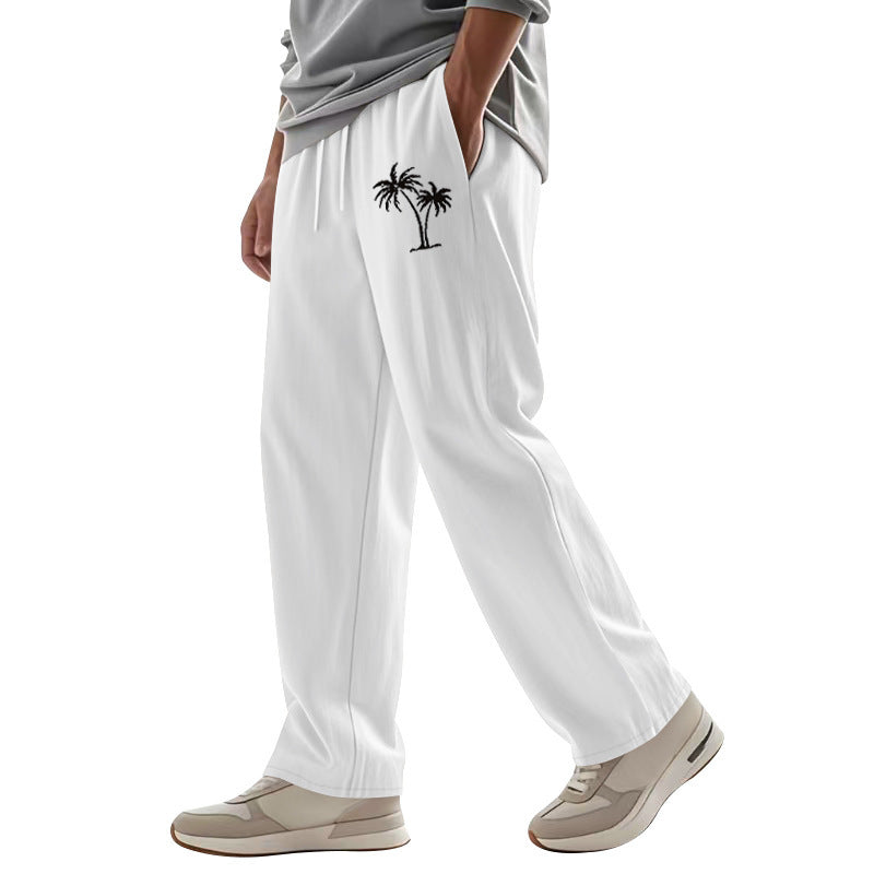 Herren Legere Freizeithose mit seitlichem Logodruck Echoarchiv