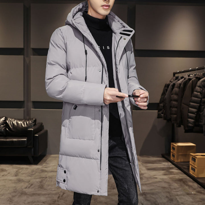 Herren Isolierter Langparka mit Kapuze, winddichter Hülle & Utility-Taschen Echoarchiv