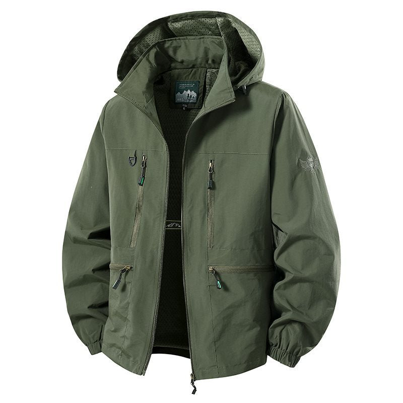 Herren Wetterfeste Windjacke Echo Archiv