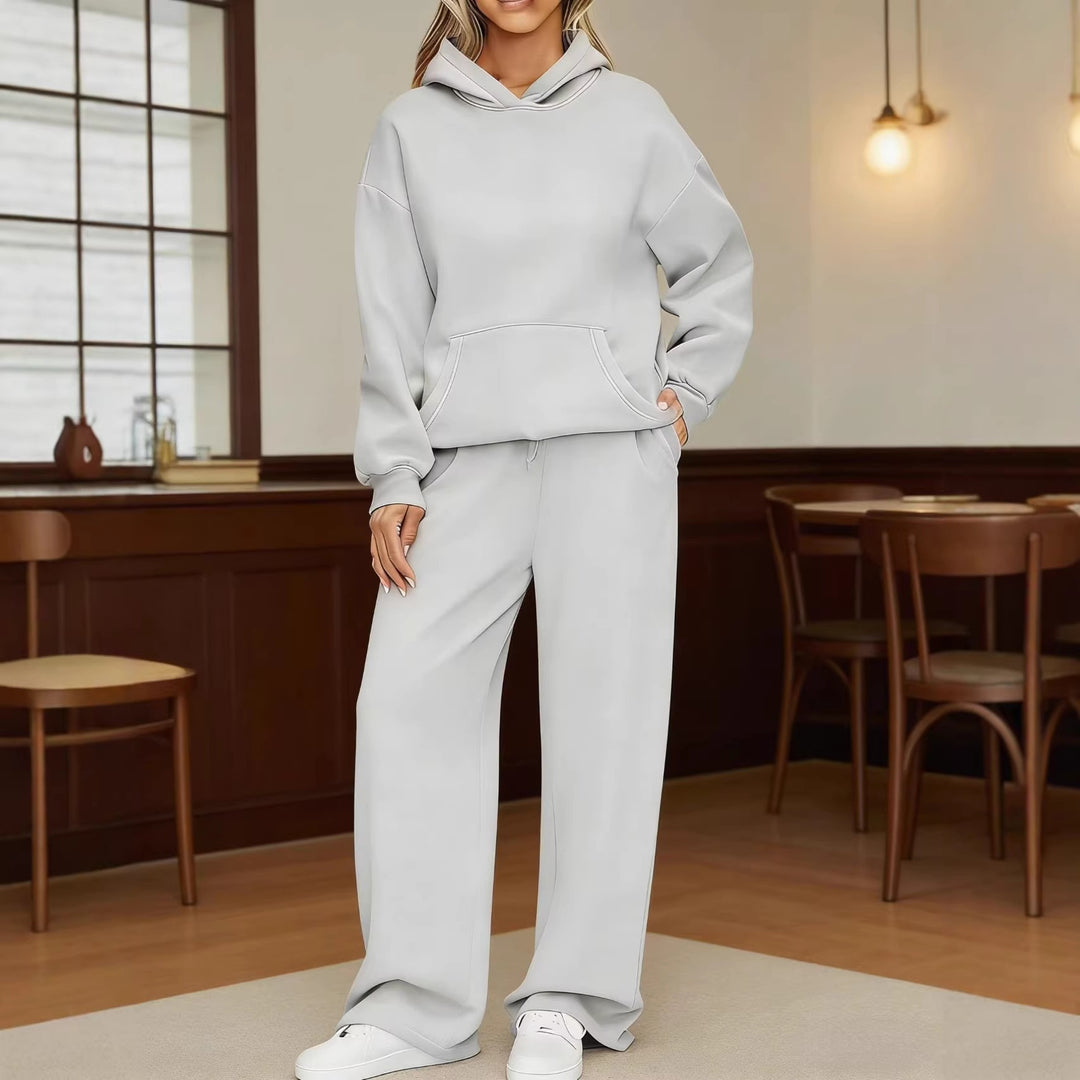 Damen nan kuscheliges Oversize Hoodie und weite Jogginghose Set Echo Archiv