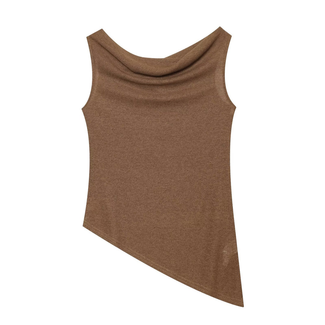 Damen Weite Strickhose mit hoher Taille und ausgestelltem Bein Echo Archiv