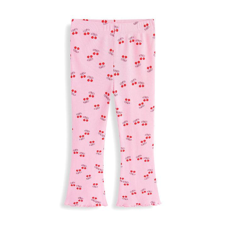 Mädchen Leggings mit fröhlichem Kirschmotiv Echo Archiv