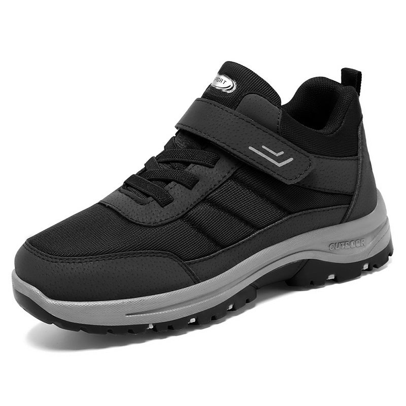 Herren nan multifunktionaler Trekking-Walking-Sneaker mit Klett- und Schnürsystem, stoßdämpfender EVA-Zwischensohle und tiefprofilierter Trailsohle Echo Archiv