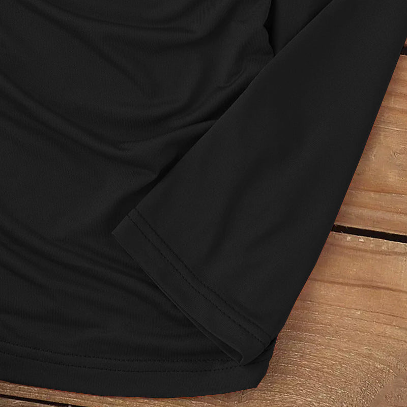 Damen Langarmshirt mit Raffung und Zier-Reißverschluss – Avérine