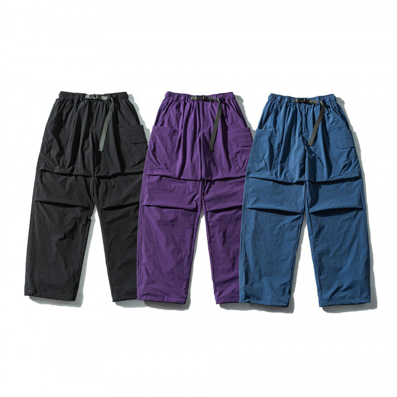 Unisex Utility-Cargo-Hose mit elastischem Bund, verstellbarem Gurt und großen aufgesetzten Taschen Echo Archiv
