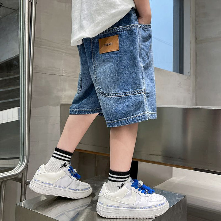 Unisex modische Denim-Shorts mit großen Taschen Echo Archiv