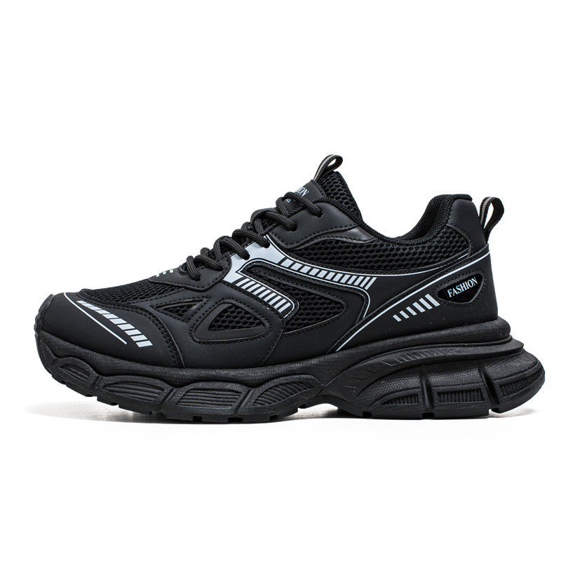 Herren modische Chunky-Trainingssneaker mit atmungsaktivem Mesh-Obermaterial und verstärkter dämpfender Plattformsohle – Norré