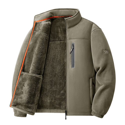 Herren Warme Fleecejacke Echo Archiv