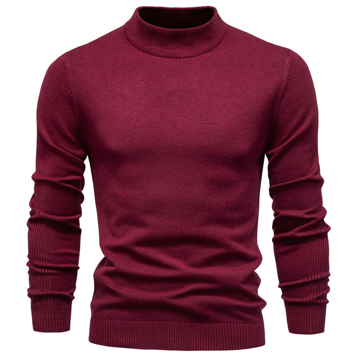 Herren Rollkragenpullover aus weichem Strickmaterial mit feiner Rippstruktur Echoarchiv