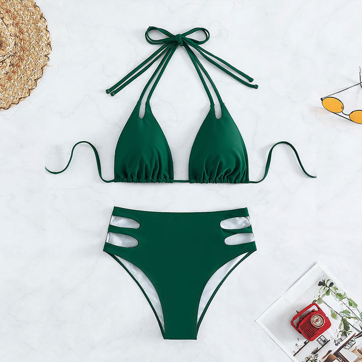 Damen Hochgeschnittener Triangel-Bikini mit innovativem Cut-Out-Design Echo Archiv