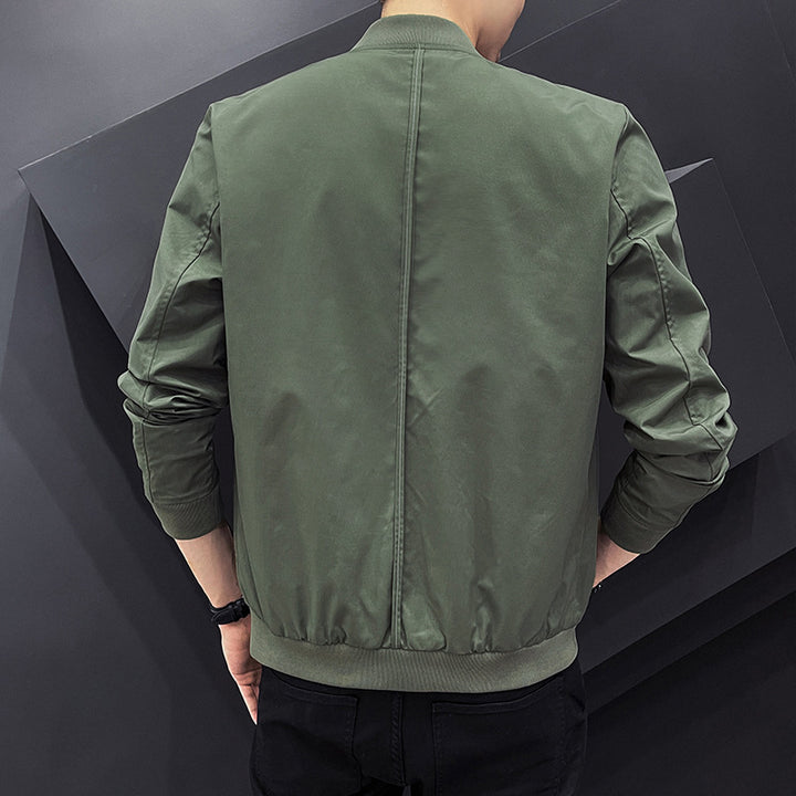 Herren modische Bomberjacke mit elastischen Bündchen und praktischen Taschen Echoarchiv