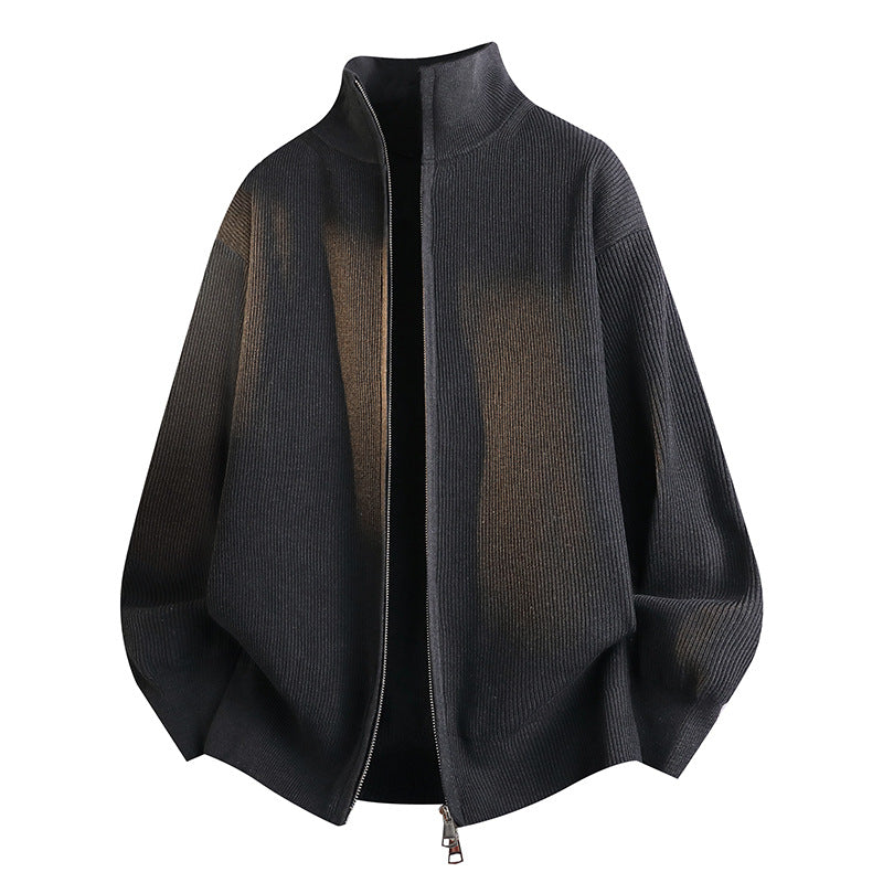 Damen Modische Strickjacke mit Stehkragen Echo Archiv
