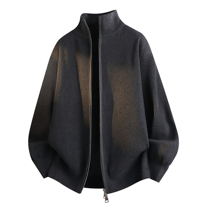 Damen Modische Strickjacke mit Stehkragen Echo Archiv