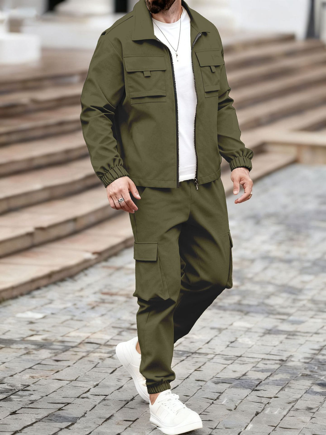 Herren lässiger Utility-Anzug Echoarchiv