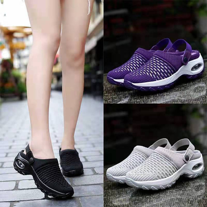 Unisex Atmungsaktive Mesh-Clogs mit verstellbarem Fersenriemen und rutschfester Sohle – Tavélo