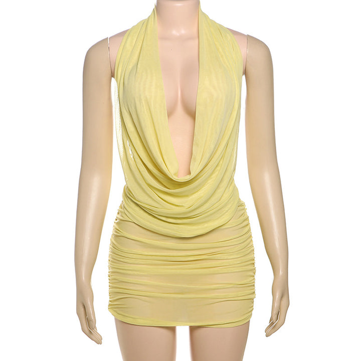 Damen trendiges Wickelkleid Echo Archiv