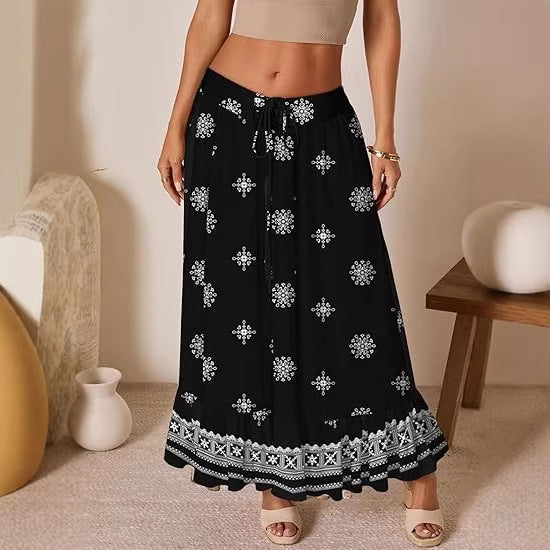 Damen Jumpsuit mit floralem Druck und elastischer Taillierung Echo Archiv