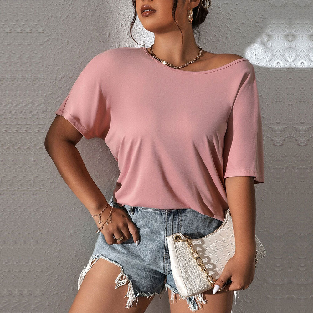 Damen lässiges Oberteil mit schickem Schulterdesign und weichem Material Echo Archiv