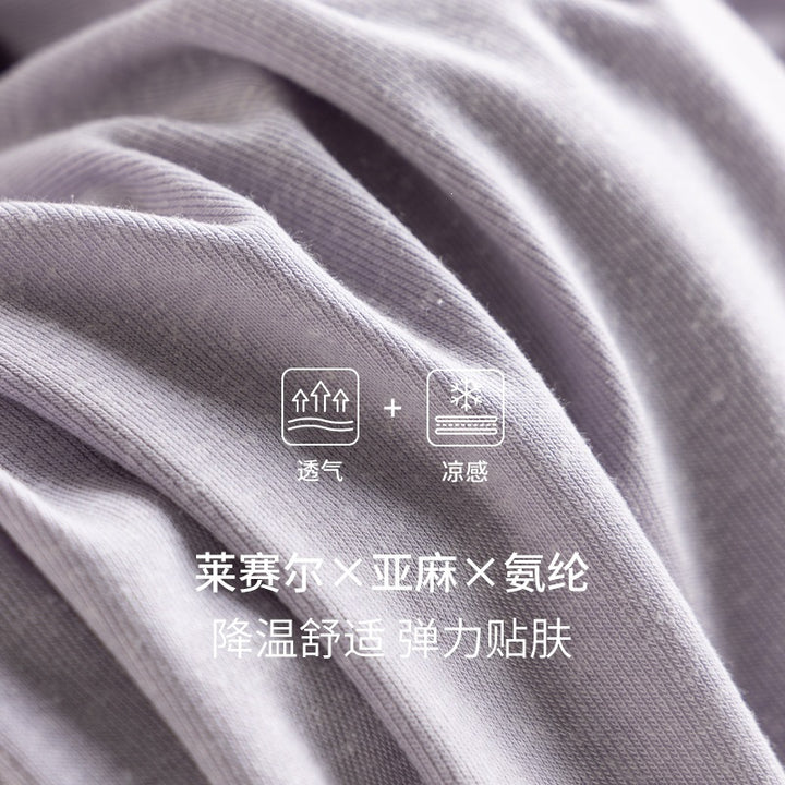Damen Langärmeliges Henley-Shirt aus feinem Jersey mit dekorativer Knopfleiste Echo Archiv