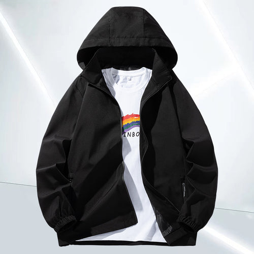 Unisex Minimalistische Softshell-Hoodie mit wasserabweisender Beschichtung, Kapuze & verdeckten Reißverschlusstaschen Echo Archiv