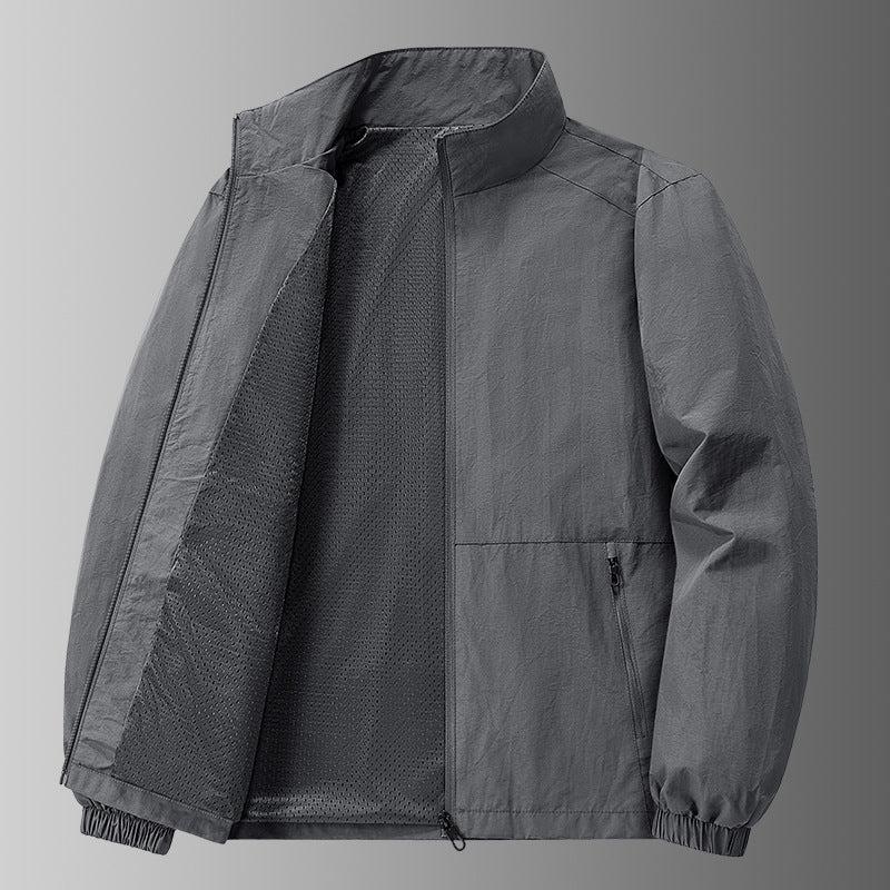 Herren Leichte Windjacke mit atmungsaktiver Mesh-Innenausstattung Echo Archiv