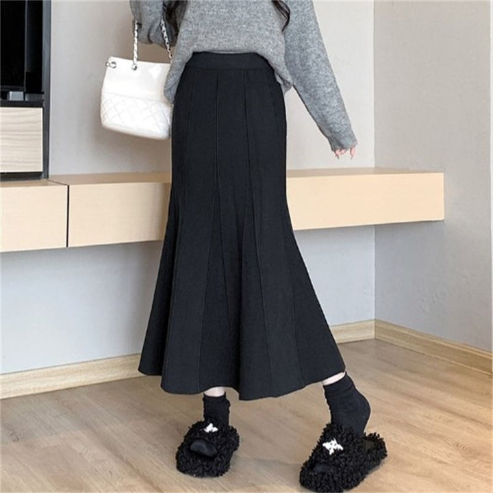 Damen Fließender Maxirock mit eleganter A-Linien Silhouette Echo Archiv