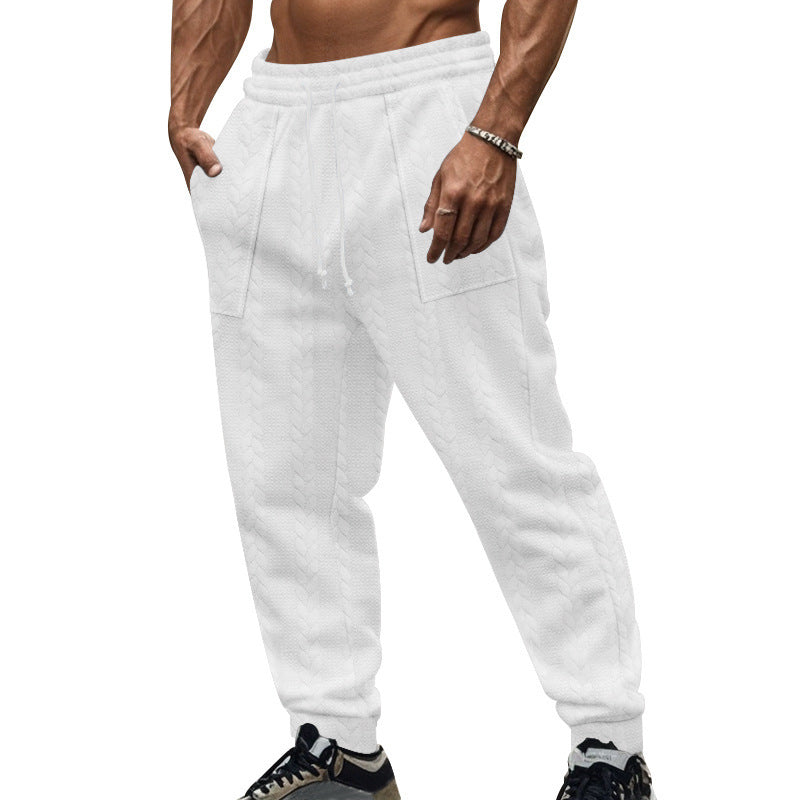 Herren lässige Fitness-Jogginghose mit strukturiertem Design und praktischen Taschen Echoarchiv