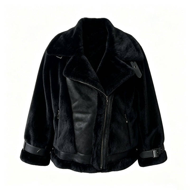 Damen Elegante und bequeme Kunstpelzjacke Echo Archiv